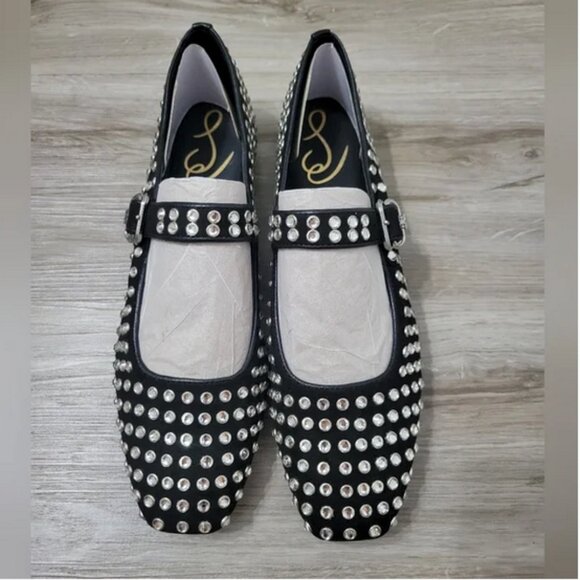 New Sam Edelman Womens Michaela Mary Jane Flat Shoes Size 8 - Picture 2 of 6